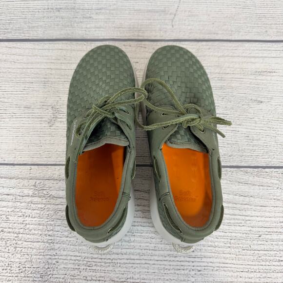 Soft Science Women's Green Weave Light Walker Lace Up Shoes Size 6 - Picture 9 of 11